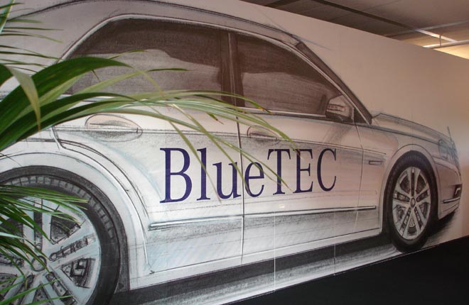Mercedes Benz BlueTEC Raum in Raum