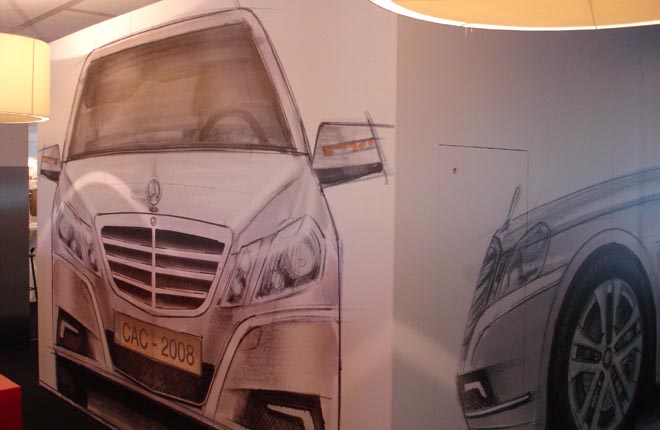 Mercedes Benz BlueTEC Raum in Raum