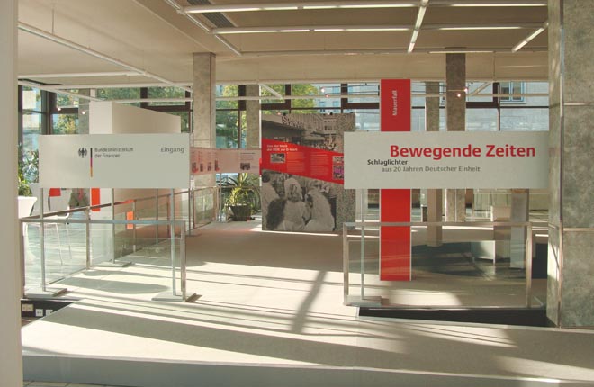 Bundesministerium für Finanzen Ausstellung Freiheit und Einheit