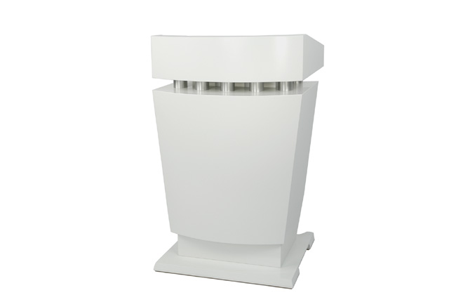 Rednerpult weiß Nr.1