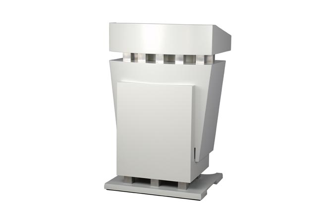 Rednerpult weiß Nr.2