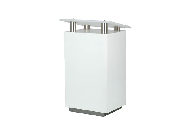 Rednerpult weiß Nr.7