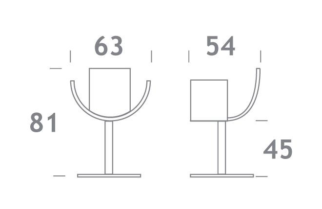Stuhl Noah anthrazit