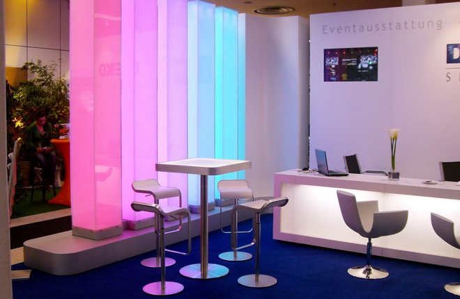 Säule Acrylglas LED