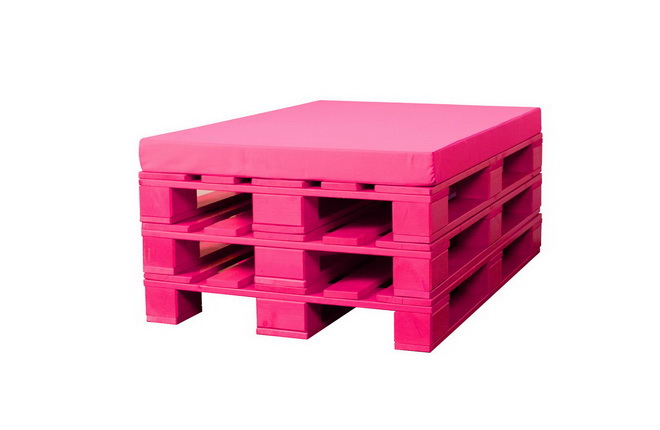 Sitzinsel -Palette- magenta