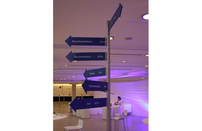 Wegweisständer 6fach